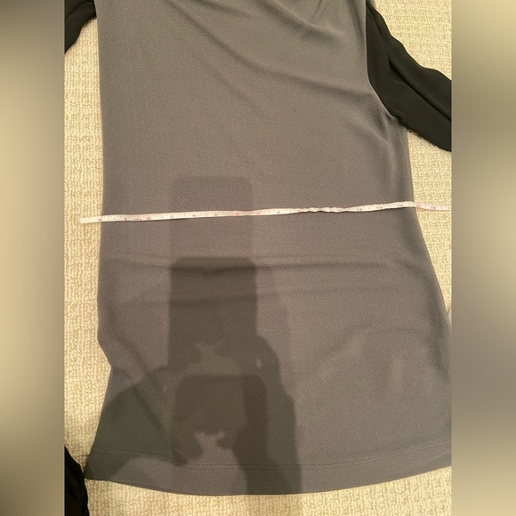 Yigal Azrouel one shoulder black/grey top, size 2 - Picture 7 of 9